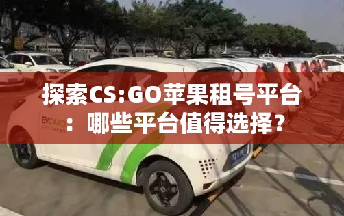 探索CS:GO苹果租号平台：哪些平台值得选择？